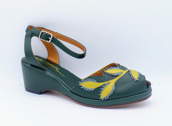 Flora, Wedges - Re-Mix Vintage Shoes