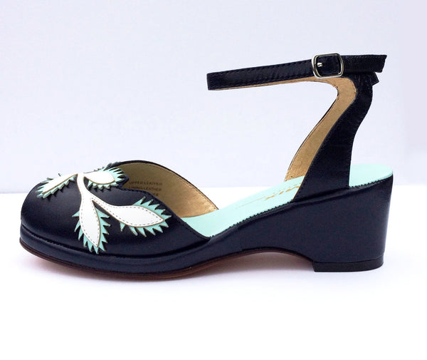 Flora, Wedges - Re-Mix Vintage Shoes