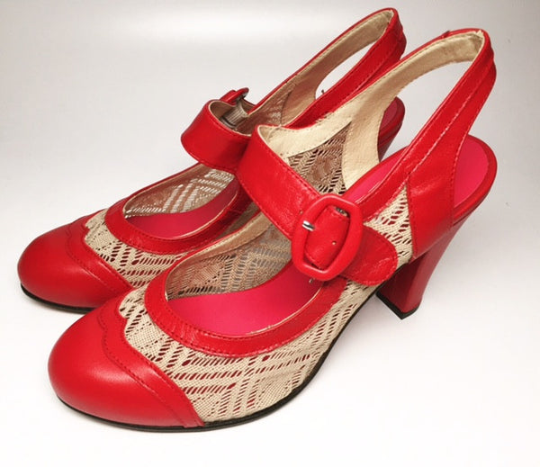 Lillie, Heels - Re-Mix Vintage Shoes