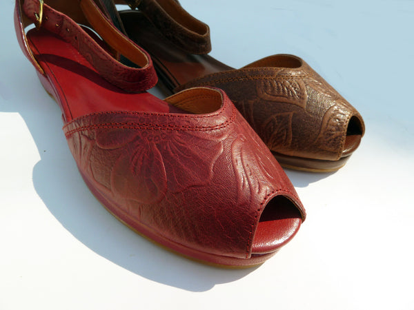 Malaga, Wedges - Re-Mix Vintage Shoes