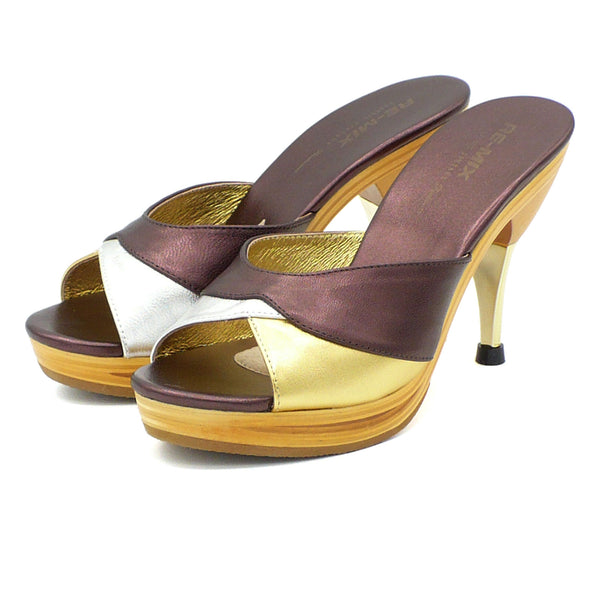 Hollywood Stilettos Slide, Heels - Re-Mix Vintage Shoes