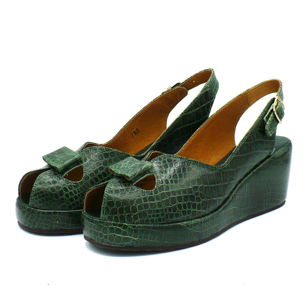 Patio, Wedges - Re-Mix Vintage Shoes