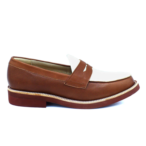 Penny Loafer - Two Tone, Loafers - Re-Mix Vintage Shoes