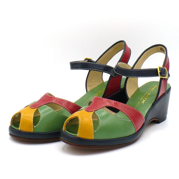 Picnic, Wedges - Re-Mix Vintage Shoes