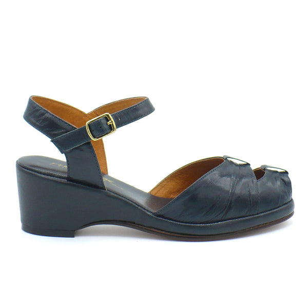 Pleated Toe, Wedges - Re-Mix Vintage Shoes