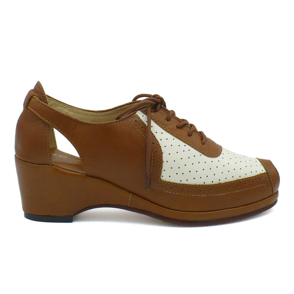 Spectator, Wedges - Re-Mix Vintage Shoes