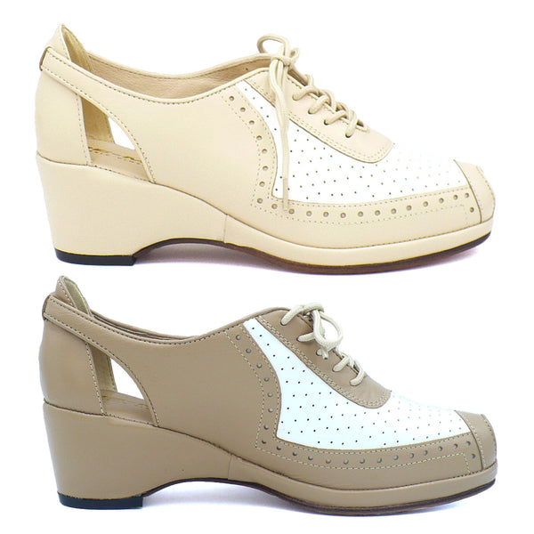Spectator, Wedges - Re-Mix Vintage Shoes