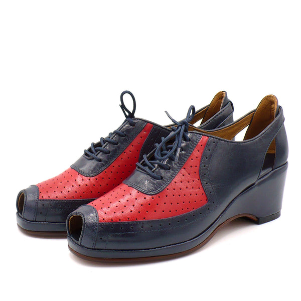 Spectator, Wedges - Re-Mix Vintage Shoes