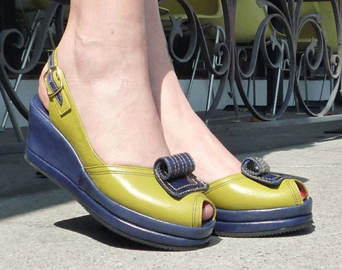 Scroll, Wedges - Re-Mix Vintage Shoes