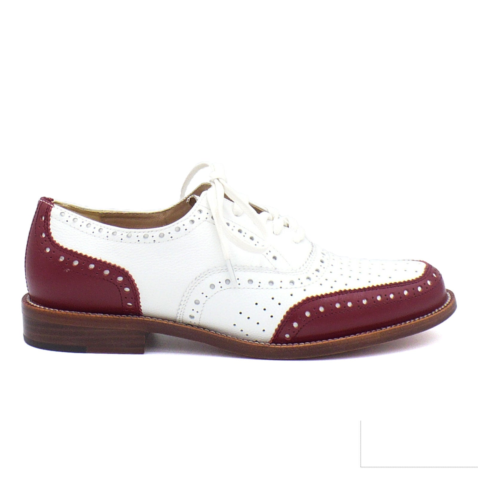 white and red dress shoes Fairway Red/White / 7