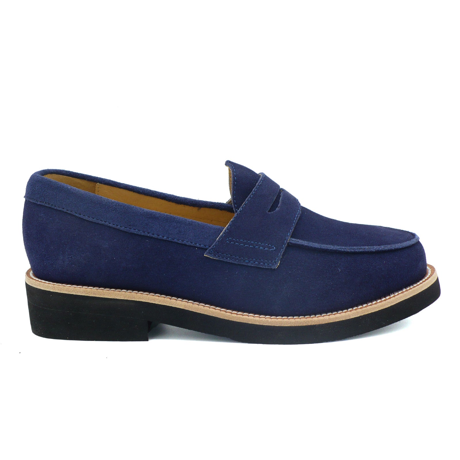 Re-Mix-Penny-Loafer-Navy-Suede